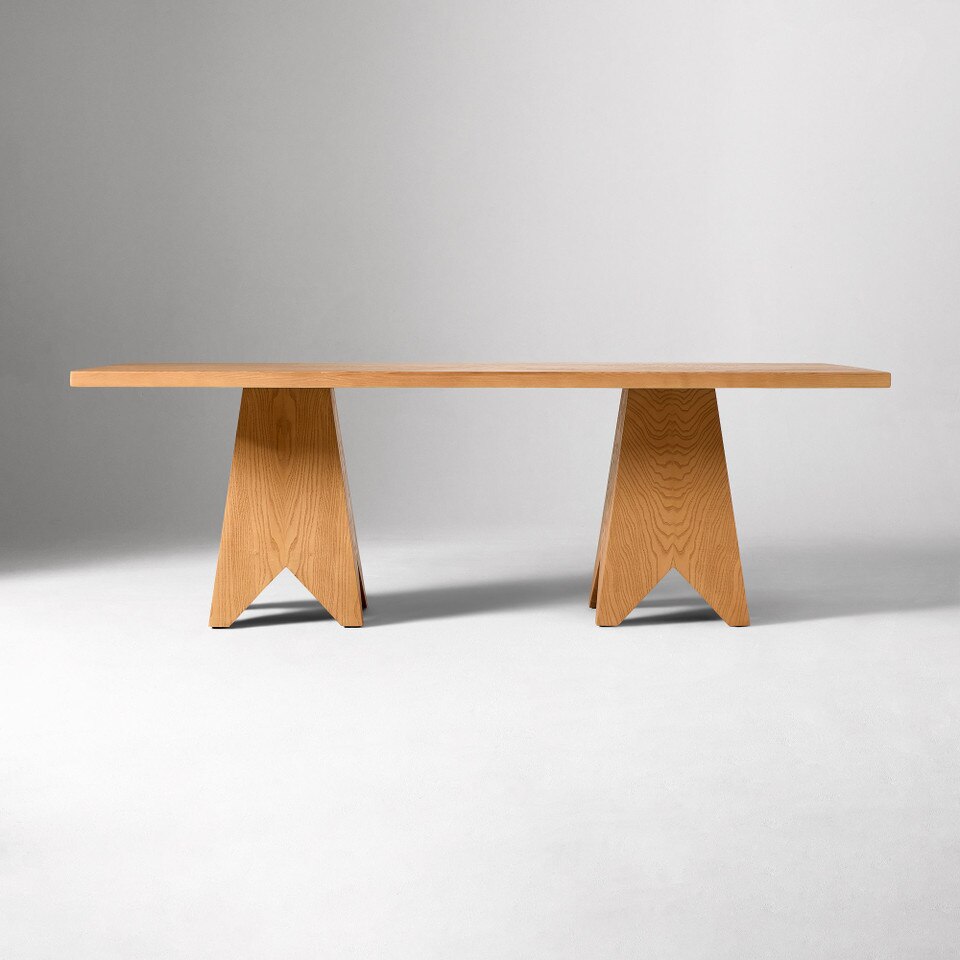 Pierce & Ward Burl Wood Dining Table (229 cm)